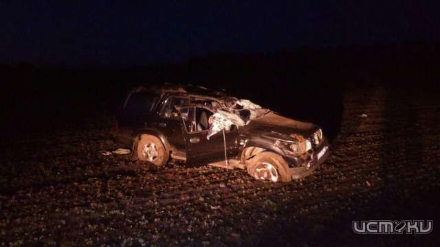 Под Орлом перевернулась иномарка. Есть пострадавшие