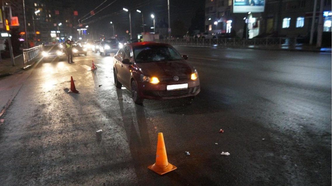 Пошел на красный: в Орле угодил под колеса авто пьяный мужчина