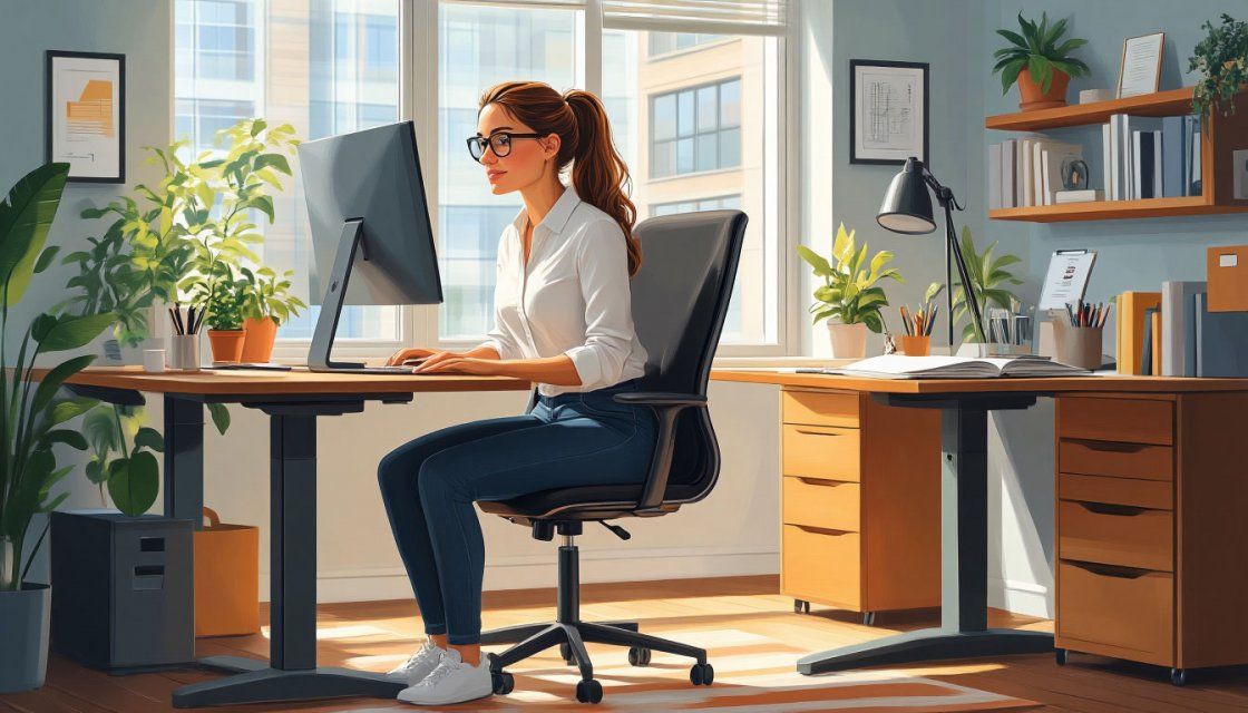 Эргономика рабочего места: как столы с регулировкой высоты влияют на здоровье и продуктивность