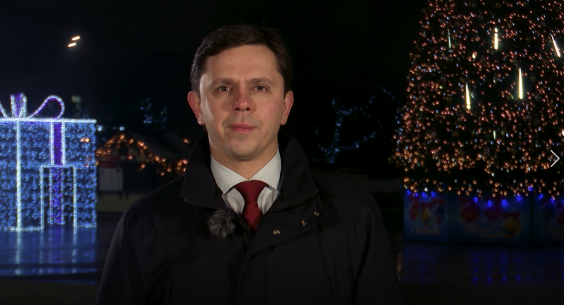 ВИДЕО: губернатор Андрей Клычков поздравил орловчан с Новым годом