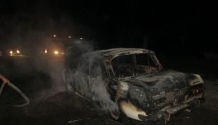 В Орле ночью сгорел «Москвич»