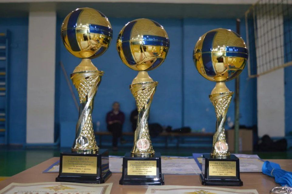 В Орле состоялся чемпионат УМВД по волейболу