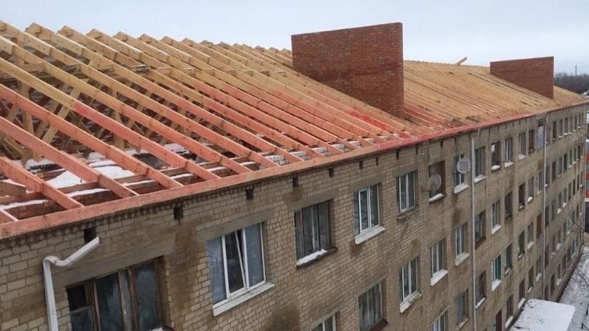 Во Мценске к концу февраля восстановят два пострадавших от пожара дома