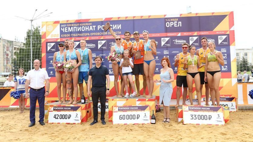 Московские команды стали победителями Чемпионата России по пляжному волейболу