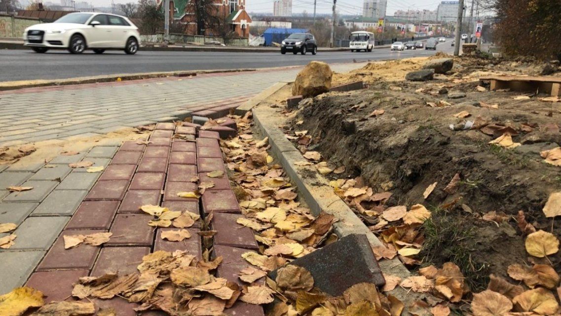 В Орле могут расторгнуть контракт с подрядчиком по ремонту ул. 60-летия Октября