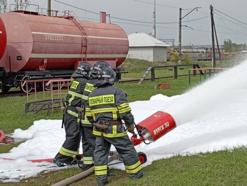 Пожарные поезда в Орловской области готовы к летнему пожароопасному периоду 2024 года