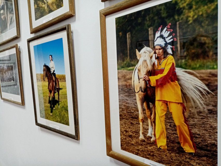 Фоторепортаж: педагог центра «Ракурс» открыла в Орле выставку «Вязки – верхом к мечте»