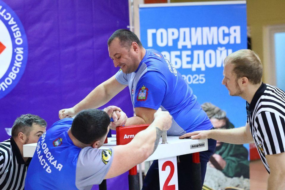 В грядущие выходные Орёл примет окружные соревнования по армрестлингу