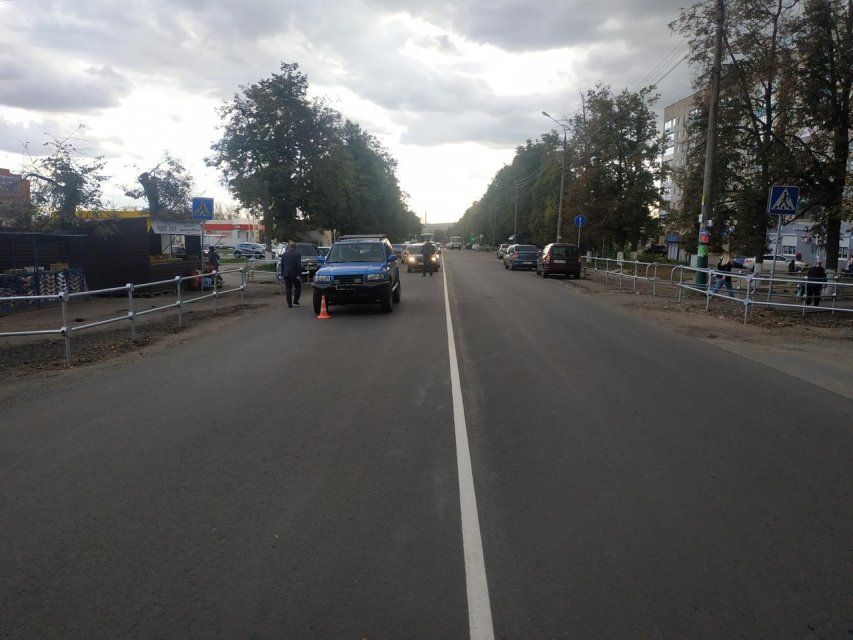 Во Мценске пенсионера сбила машина на пешеходном переходе