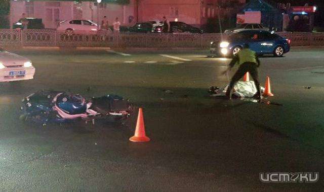 В Орле в результате ДТП погиб мотоциклист