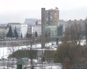 Орел после первого снегопада