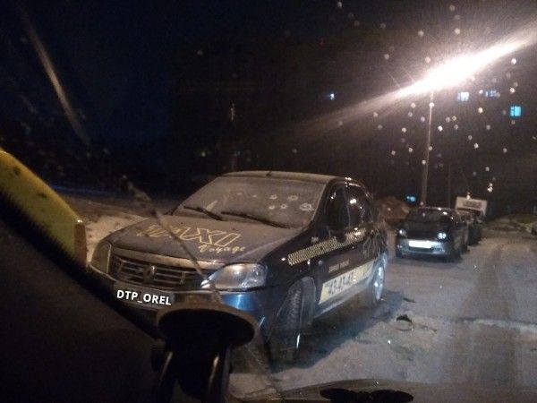 Такси с пробитыми стеклами: в Орле выясняют, что случилось с авто на Новой Ботанике