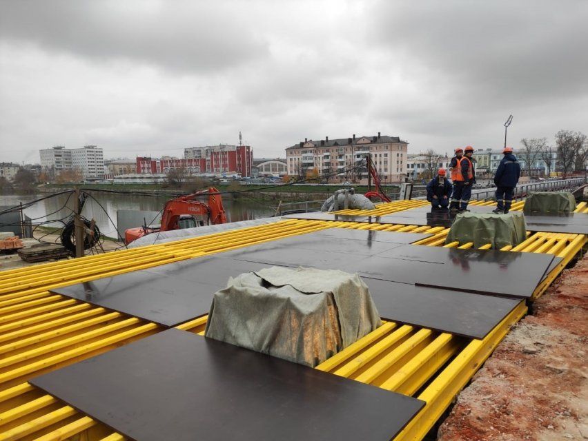 Красный мост в Орле расширился на 2,25 метров