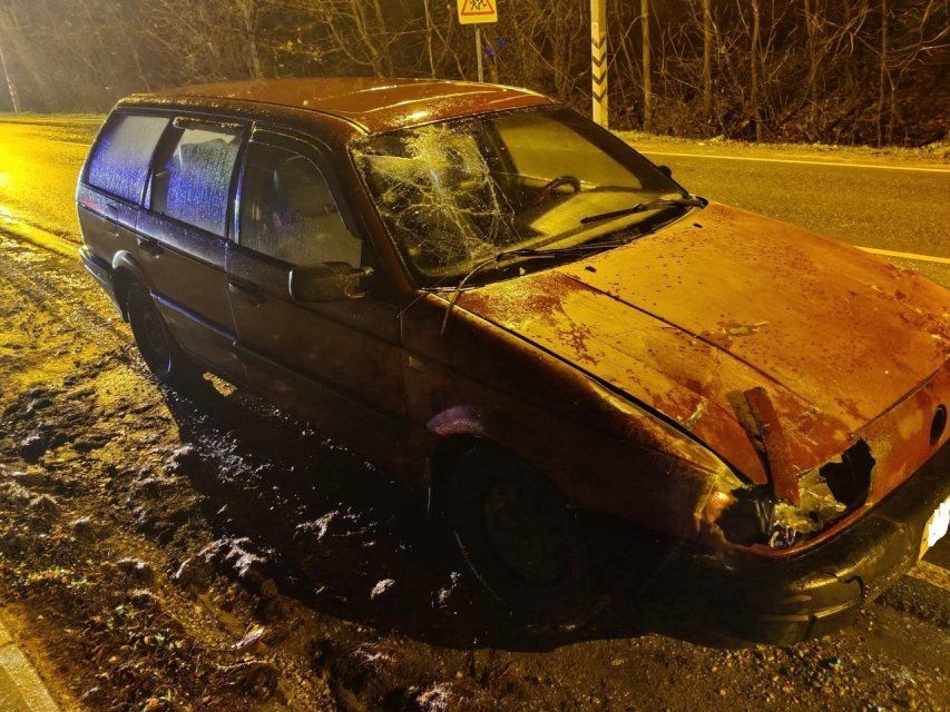 На трассе под Орлом иномарка сбила мужчину