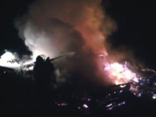 В Дмитровском районе при пожаре погиб хозяин дома