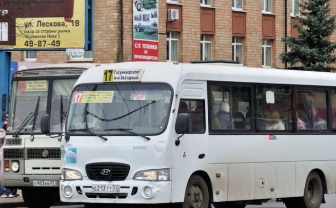 В Орле власти отменили автобусный маршрут №17