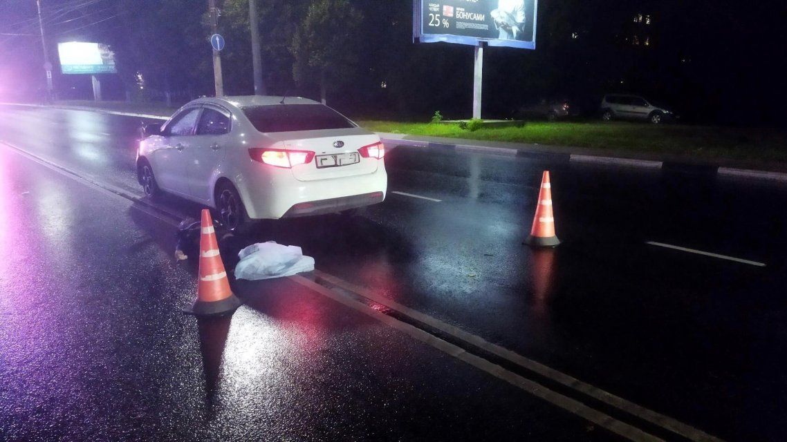 В Орле пенсионер погиб под колесами иномарки