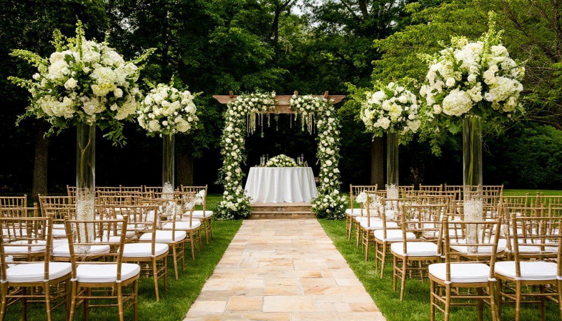 Свадьба на открытом воздухе: советы по организации и оформлению