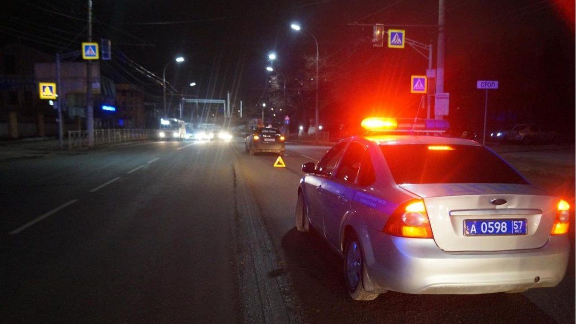 В Орле снова сбили пешехода на зебре в районе остановки «Гипсовый комбинат»