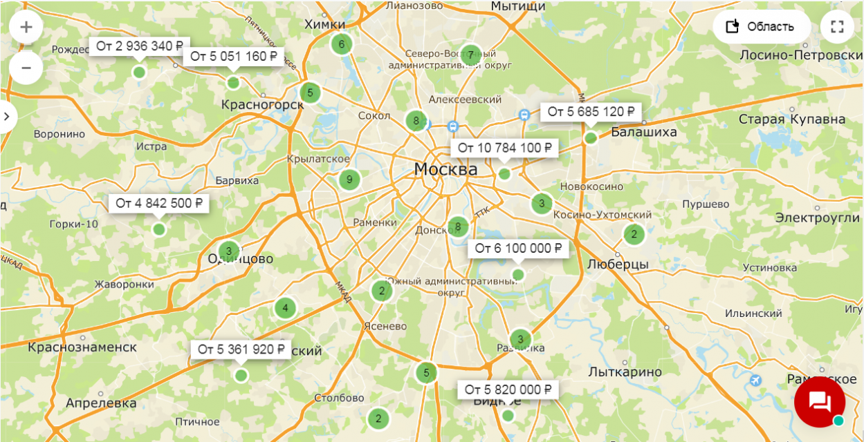Купить квартиру в новостройке в Москве