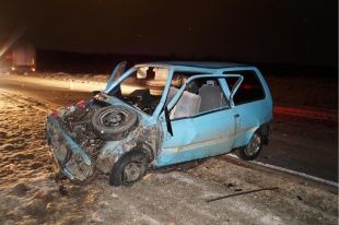 Под Орлом «Ока» врезалась в грузовик