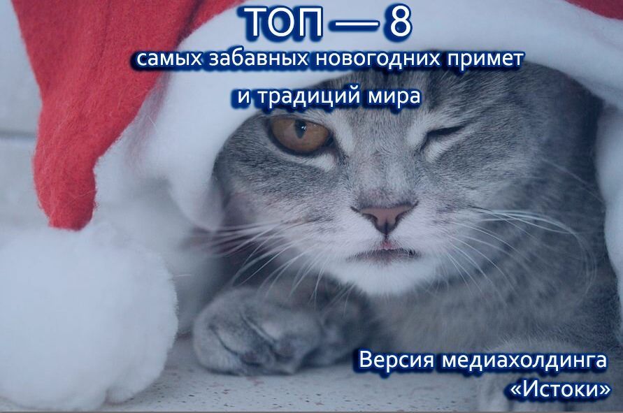 ТОП — 8 самых забавных новогодних примет и традиций мира. Версия медиахолдинга «Истоки»