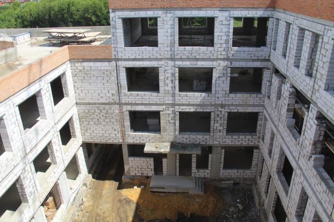 В Орле темпы строительства школы на ул. Зеленина снизились, что может привести к сдвигу сроков ее сдачи