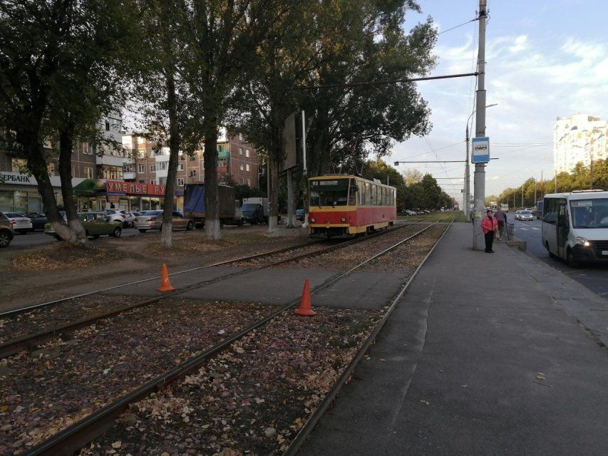 В Орле пешеход-нарушитель попал под трамвай в районе «Стрелы»