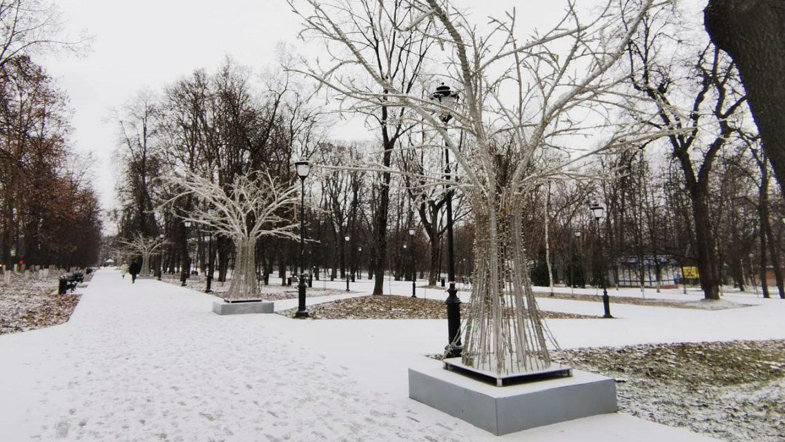 Фотофакт: горпарк Орла начал преображаться к Новому году