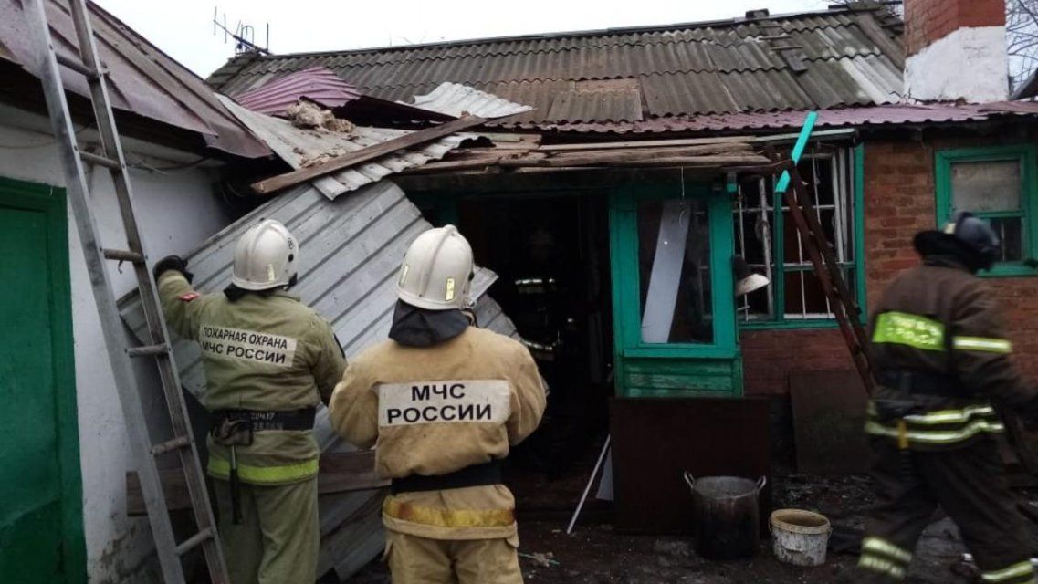 При хлопке газа в частном доме на Орловщине пострадал 87-летний мужчина