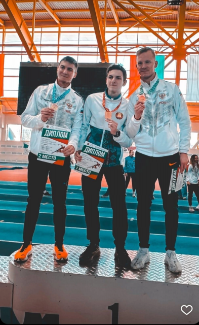 Орловский легкоатлет Илья Аксенов успешно выступил в Белоруссии