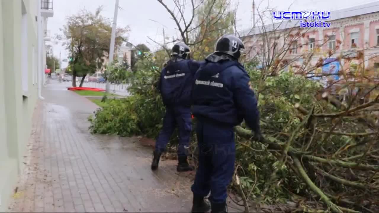 Циклон "Патрик" унес из Орловщины тепло, а принес холода и ураганный ветер со снегом. Последствия непогоды на выходных еще устраняют