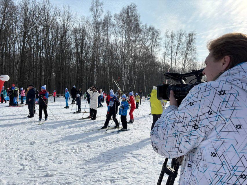 Сегодня Орел стал частью "Лыжни России". Фоторепортаж