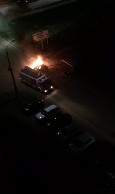 Видео: взрыв автомобиля в Орле на улице Маринчинко