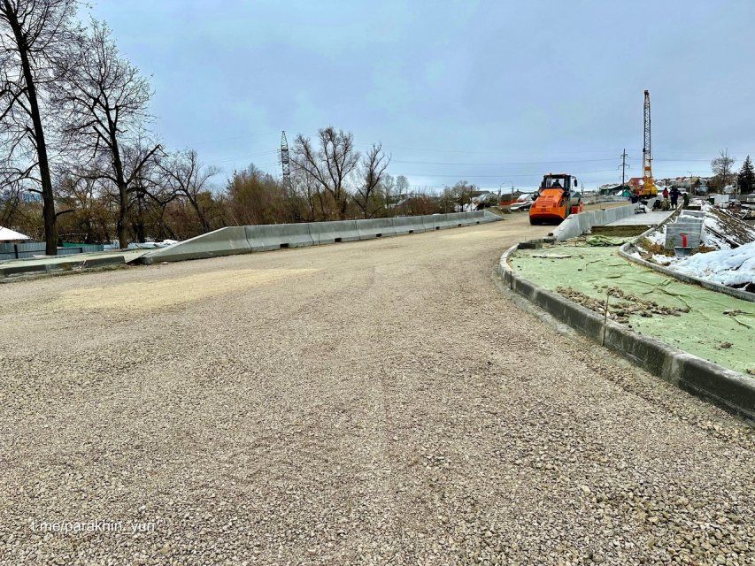 Колхозный мост в Орле готов на 3/4