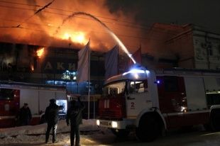 При пожаре в ТЦ «Атолл» пострадали две женщины