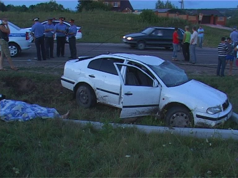 Авария на автодороге Калуга-Орел