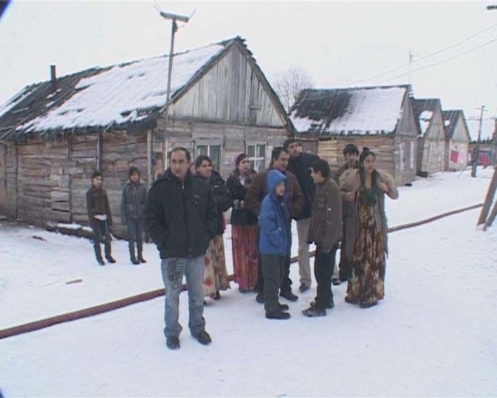 Пожар в цыганской деревне