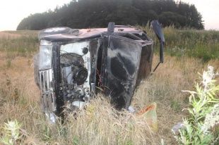 Под Орлом перевернулся «ВАЗ». Пострадал водитель