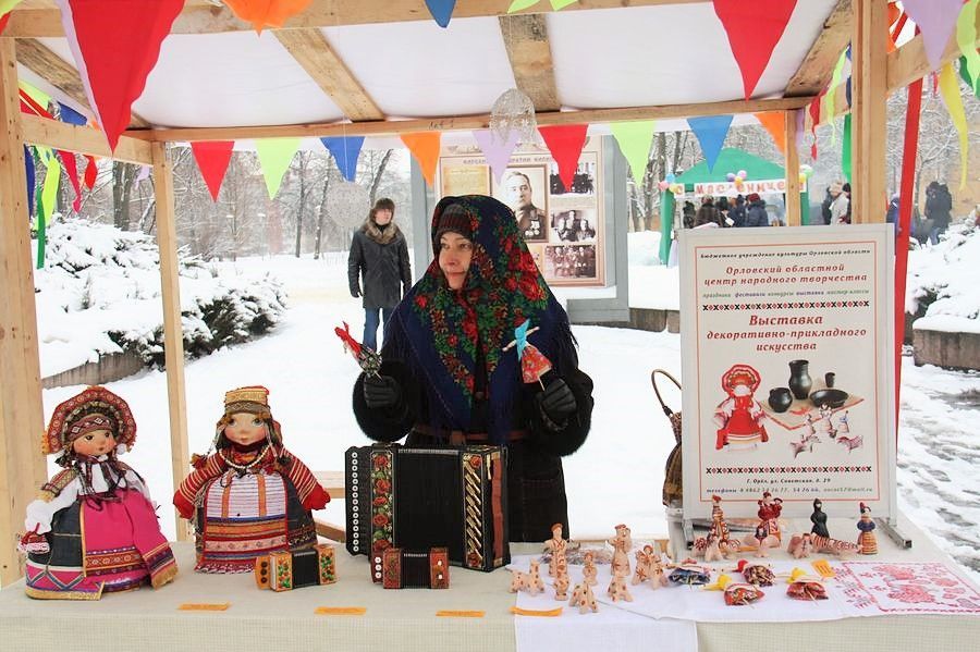 В Орловском Городском парке культуры и отдыха пройдут народные гуляния и театрализованное представление «Сударыня Масленица»