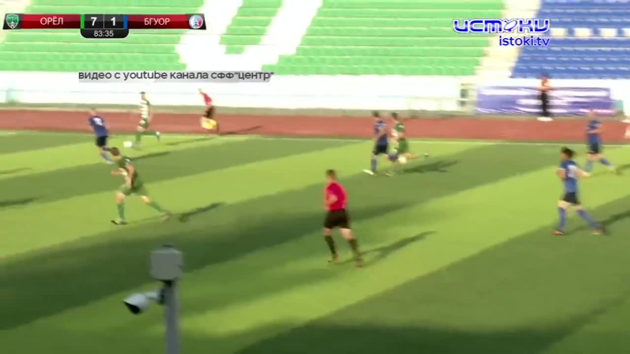 Хоть и аутсайдер, но победа всё равно приятная. В День города наши футболисты разгромили соперников из Брянска