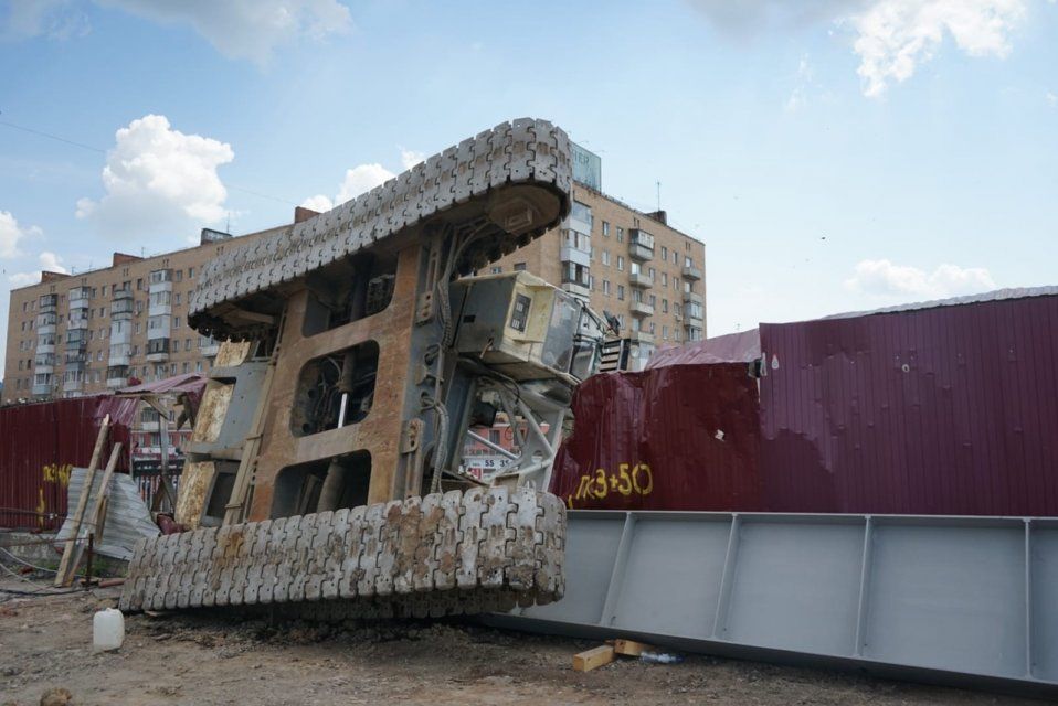 Устранение последствий падения строительного крана на Красном мосту в Орле займёт 1,5 суток