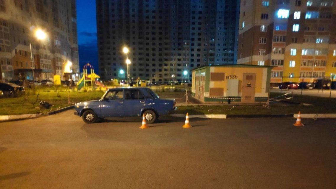 В Зареченском микрорайоне еще один ребенок на велосипеде столкнулся с авто