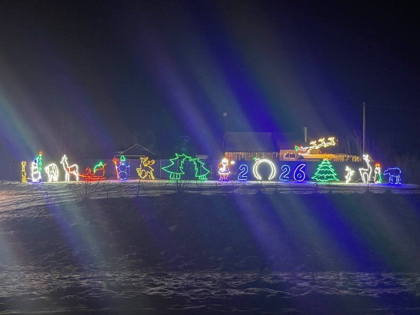 В Орловской области нашли самый новогодний дом 