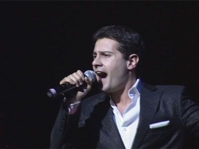 Анотон Макарский со своей женой на сцене Орловского театра