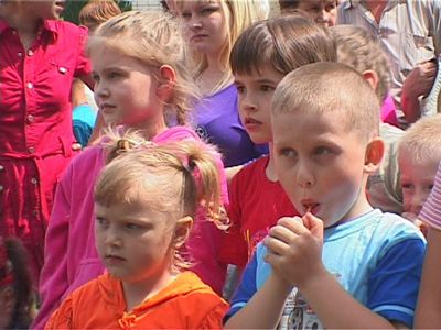 Открытие детской площадки