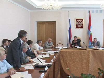 Совещание в областной администрации