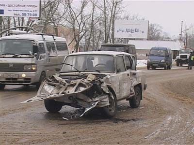 Авария на микрорайоне