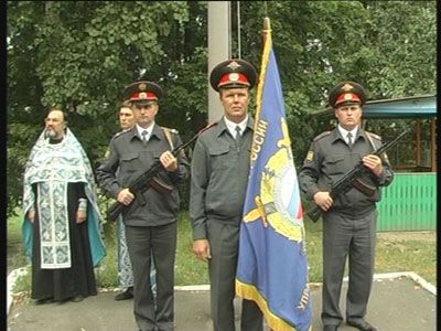 Присяга в учебном центре УВД