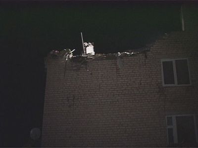 Последствия взрыва в Кромах